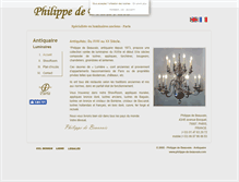 Tablet Screenshot of philippe-de-beauvais.com